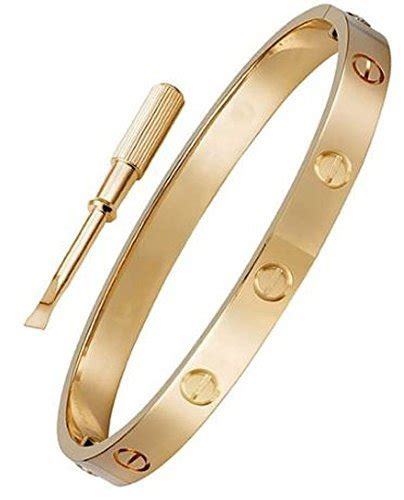 cartier love bracelet stainless steel|cartier love bracelet without screwdriver.